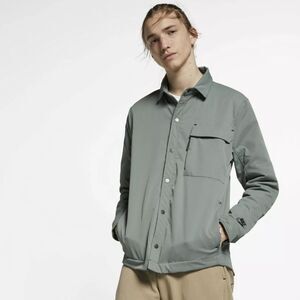 Nike NSW Air Swoosh Insulated Jacket Light Olive Forest Lab Size M